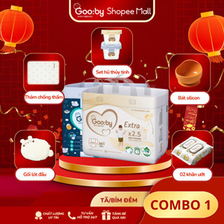 Bỉm Gooby Extra, Gooby Premium dán, quần mềm mại, an toàn, siêu thấm hút size NB72,NB66,S52,M48 cho bé từ 4 đến 30kg