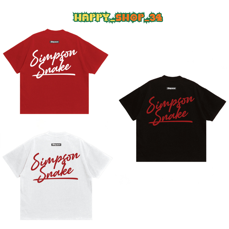 Áo Thun Boxy 3D Simpson Snake Local Brand Unisex Nam Nữ Oversize Cực Chất HOT HIT NEW 2025 | BigBuy360 - bigbuy360.vn