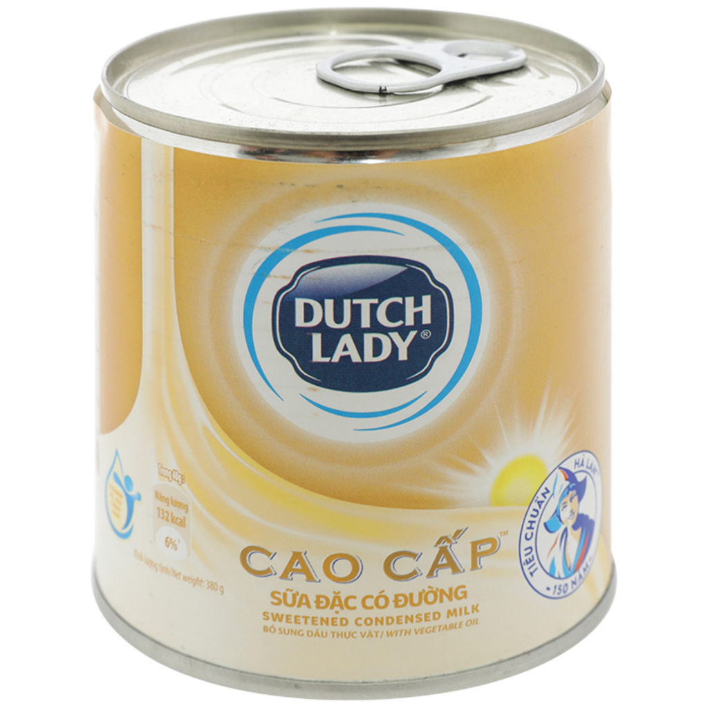 Sữa đặc có đường Dutch Lady Nguyên kem lon 380g