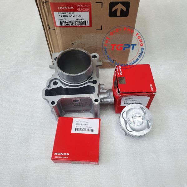 Nòng piston bạc Vario 160, Click 160, PCX 160 - 13101-K1Z-305/ 13011-K1Z-305/ 12100-K1Z-T00