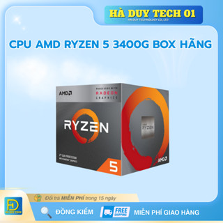 CPU AMD RYZEN 5 3400G BOX HÃNG - Cam Kết Chính Hãng - BH 36T - Hà Duy Tech