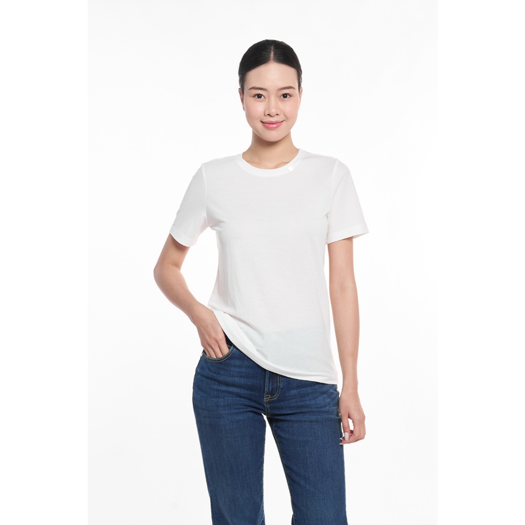 Áo Thun Basic Nữ Tay Ngắn Ninomaxx 2509016