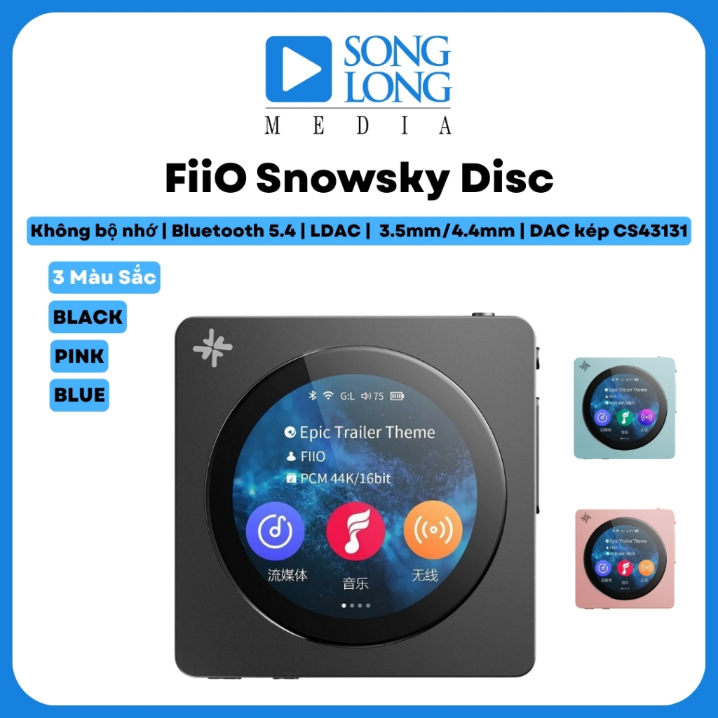 Máy nghe nhạc FiiO Snowsky Disc - Chính hãng phân phối