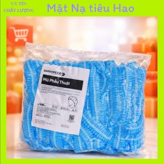 Mũ con sâu trùm đầu (100 cái/ túi) chất liệu dày dặn, dùng cho y tế, Spa - DANAMECO