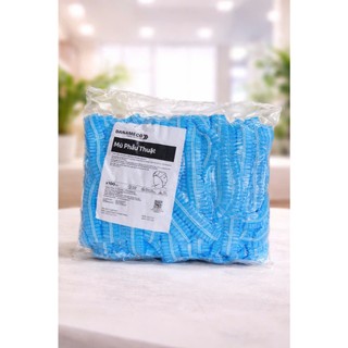 Mũ con sâu trùm đầu (100 cái/ túi) chất liệu dày dặn, dùng cho y tế, Spa - DANAMECO