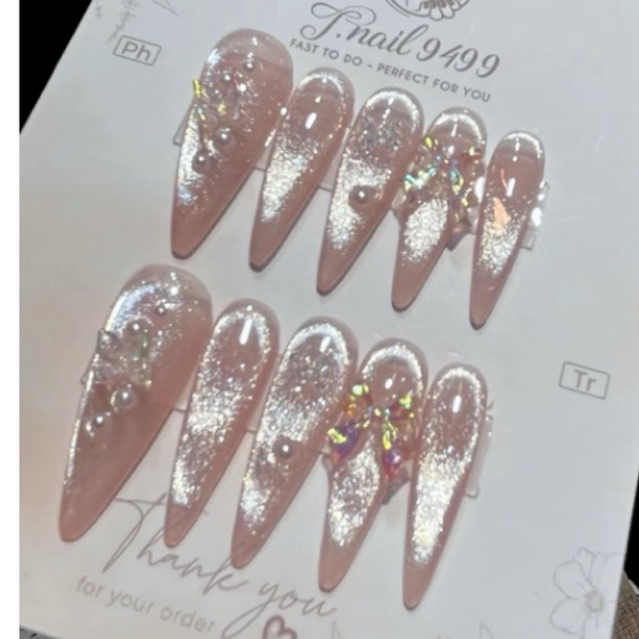 Nail Box Thạch Hồng Mắt Mèo .Giá Rẻ Bán Sỉ .