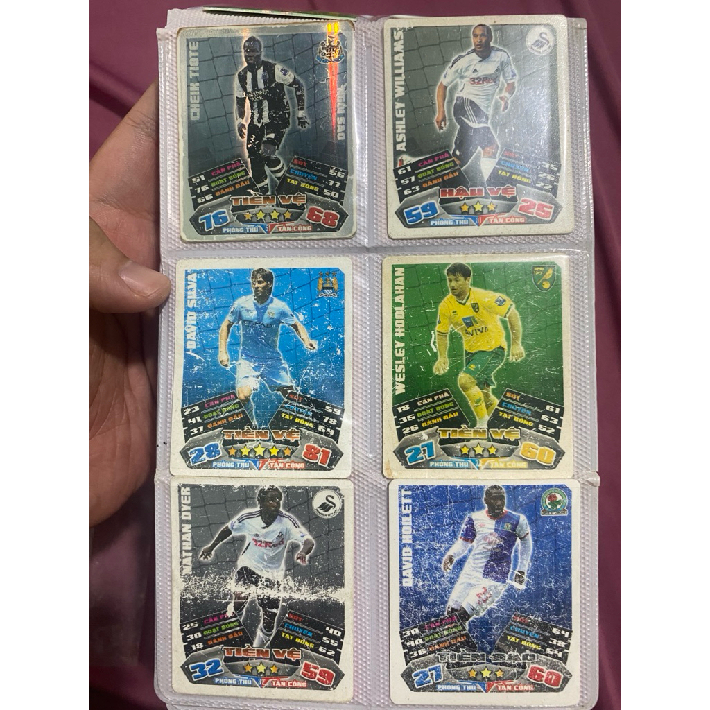 Thẻ Poca cầu thủ mùa giải 2011-2012