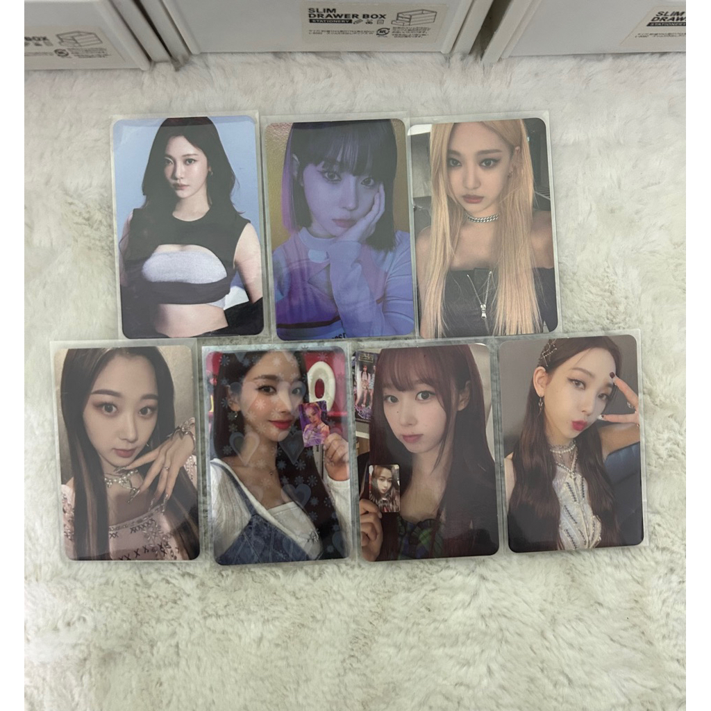 Card bo góc, photocard official aespa (Karina, Giselle, Winter, Ningning)