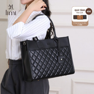 Túi Công Sở LIMI (7 màu) Ngăn Laptop Riêng Tote Da Nữ Đựng Lap 15 inch Đi Làm Đi Dạy (LILY)