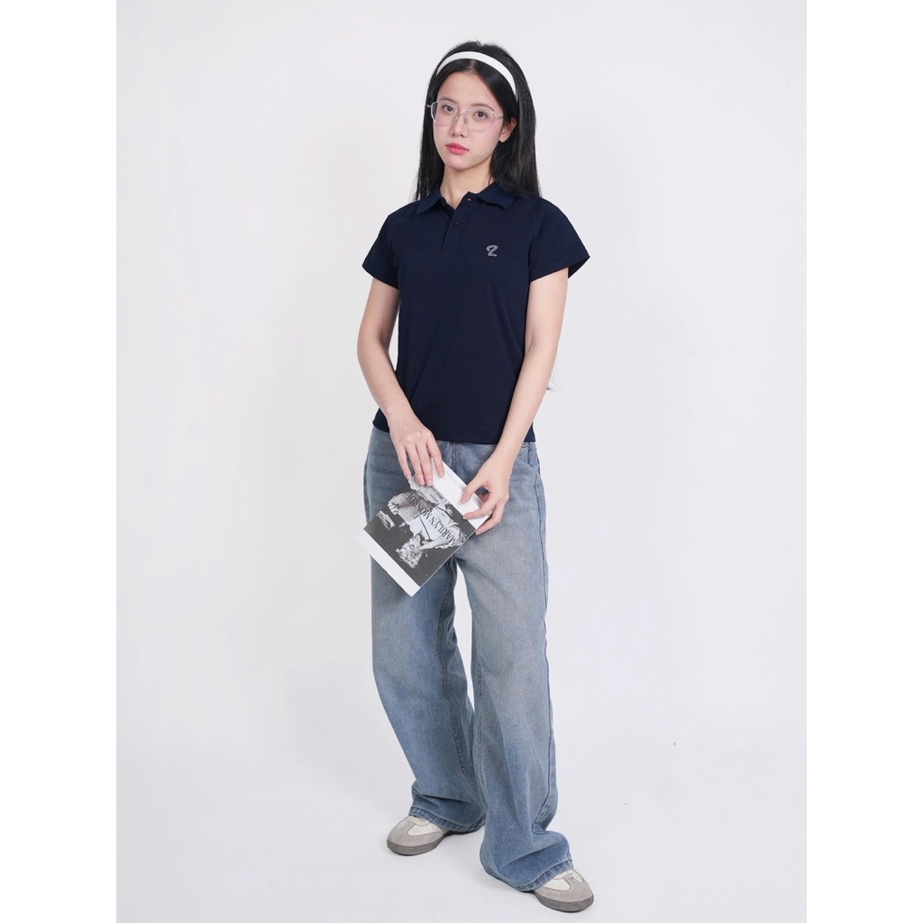 Áo POLO BABYTEE Local Brand Lavi Studio / Logo Thêu Đứng Form Hách Dáng Ôm Body | BigBuy360 - bigbuy360.vn