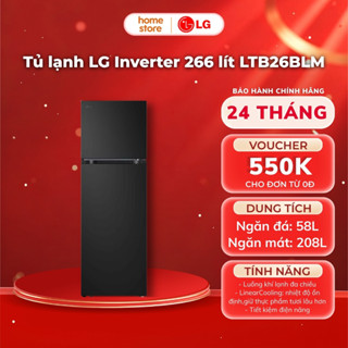 Tủ lạnh LG Inverter 266 lít LTB26BLM