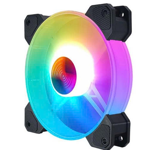 Fan case Gloway GC61- Auto RGB, Dây Molex 4 Pin Gắn Nguồn Máy Tính