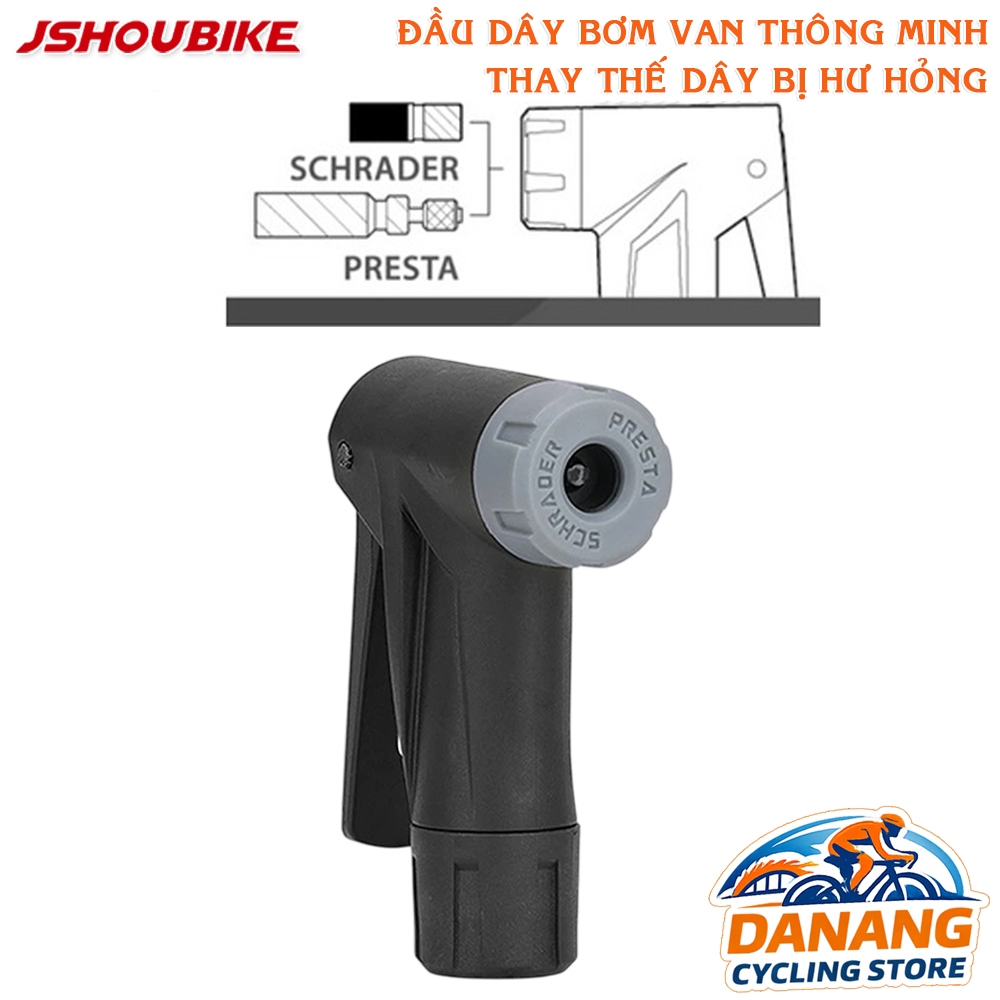 Đầu Dây Bơm Van Xe Đạp Thông Minh JSHOUBIKE – Thay Thế, Sửa Chữa Van Presta & Schrader