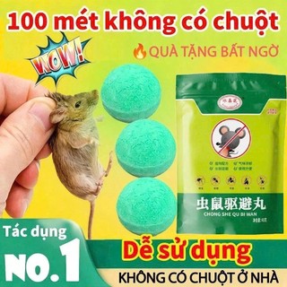 Viên đuổi chuột siêu mạnh Hiệu quả 1 năm An toàn không độc Dùng được cho cả nhà bếp và kho chứa đồ
