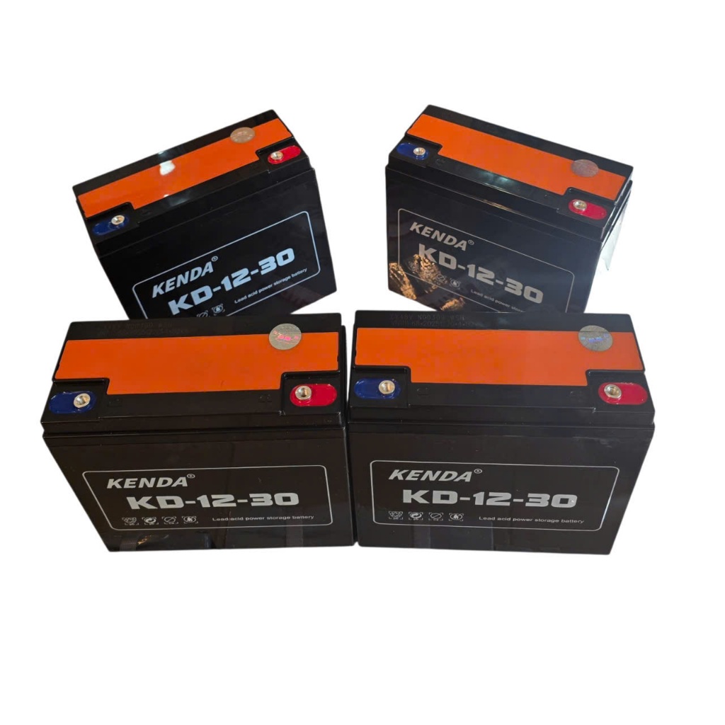 Combo Bộ 4 ắc quy xe máy điện 48V 30Ah KENDA 30A