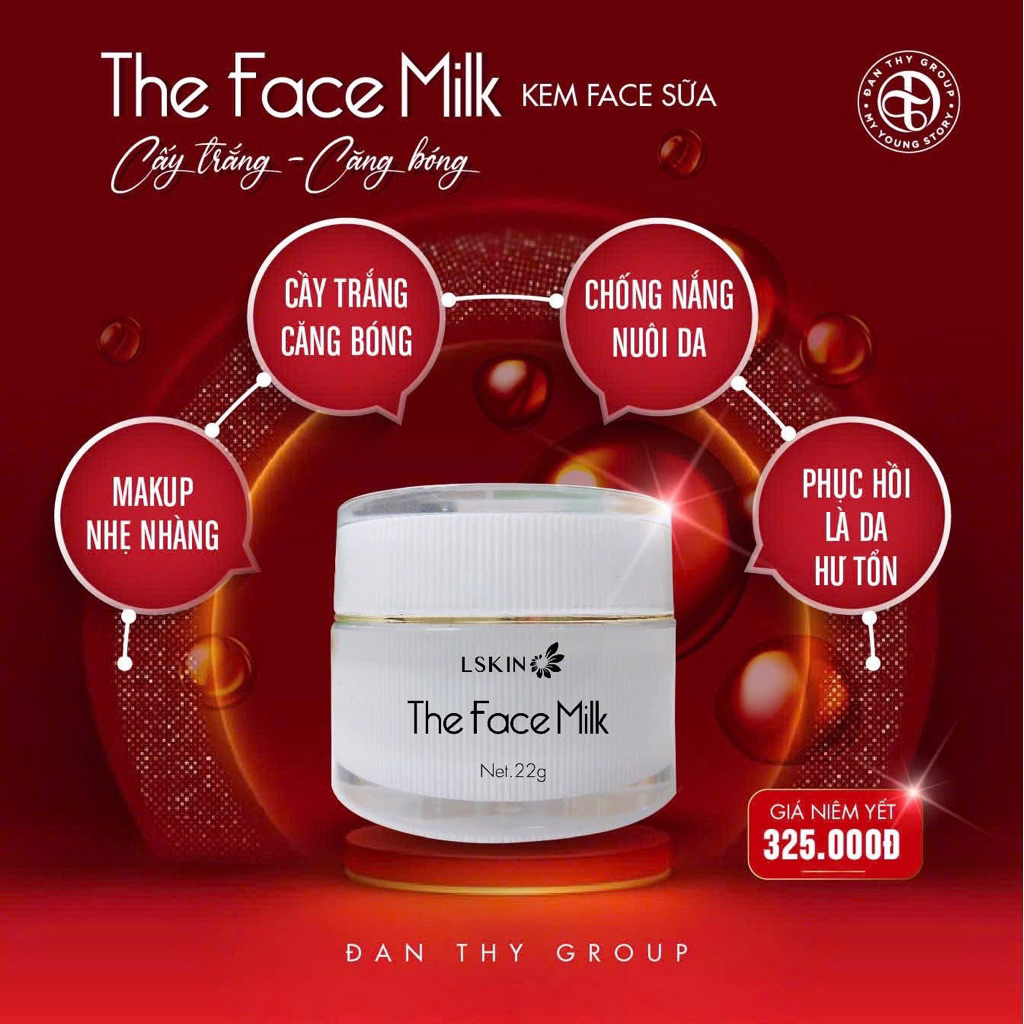 [RẺ VÔ ĐỊCH] Kem The face milk Đan Thy