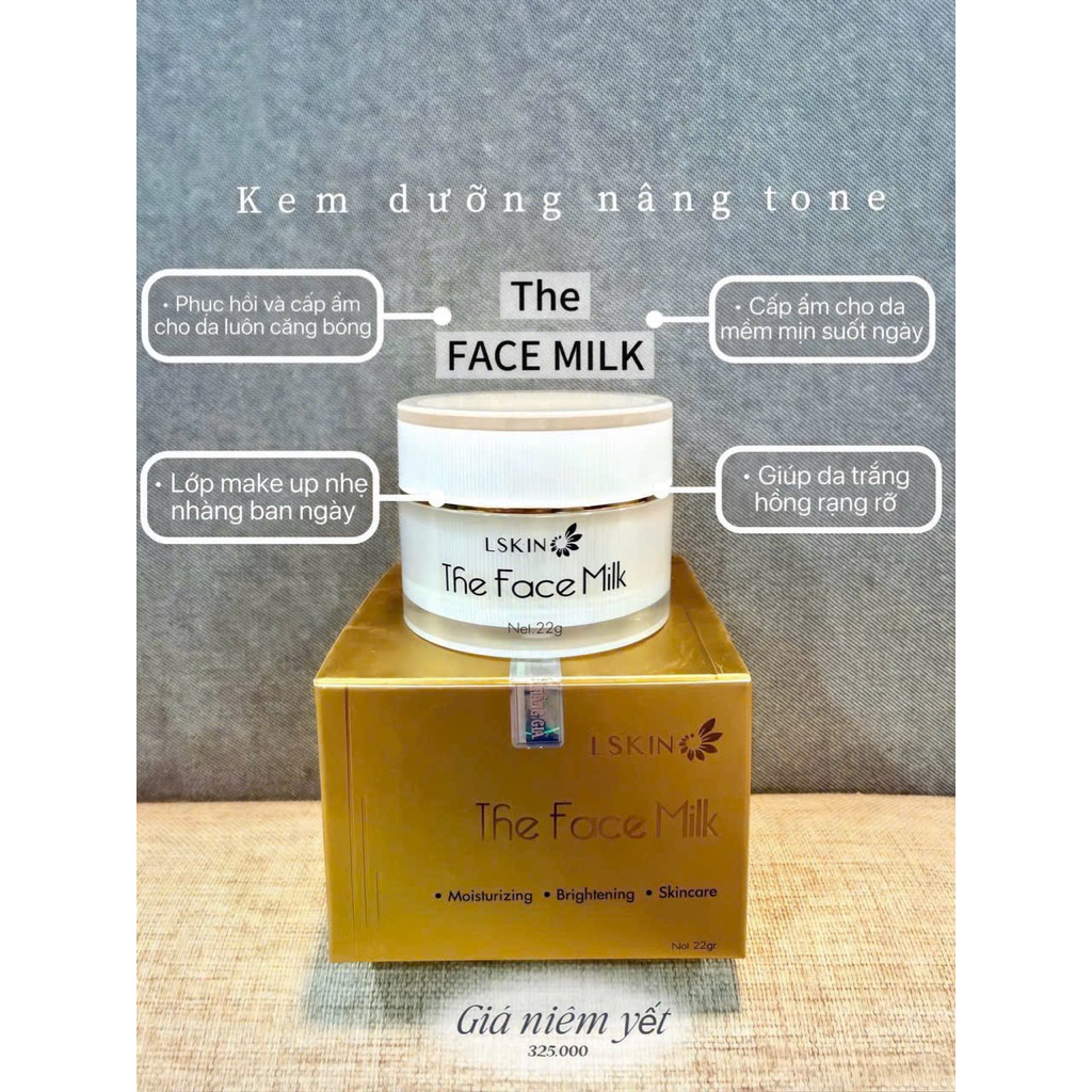 Kem the face milk cấy trắng mặt Đan thy