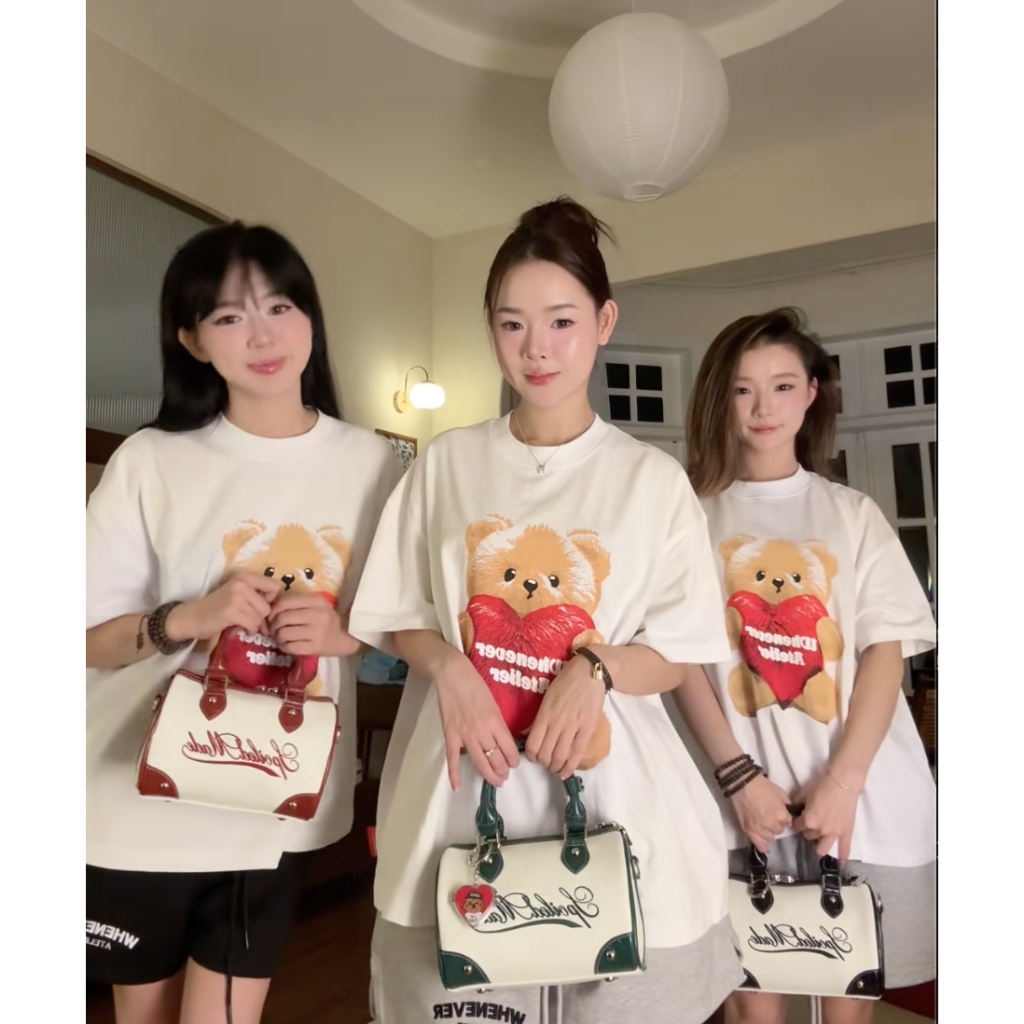 𝐖𝐇𝐄𝐍𝐄𝐕𝐄𝐑 𝐀𝐓𝐄𝐋𝐈𝐄𝐑 | BEAR T-SHIRT / 5 COLOR