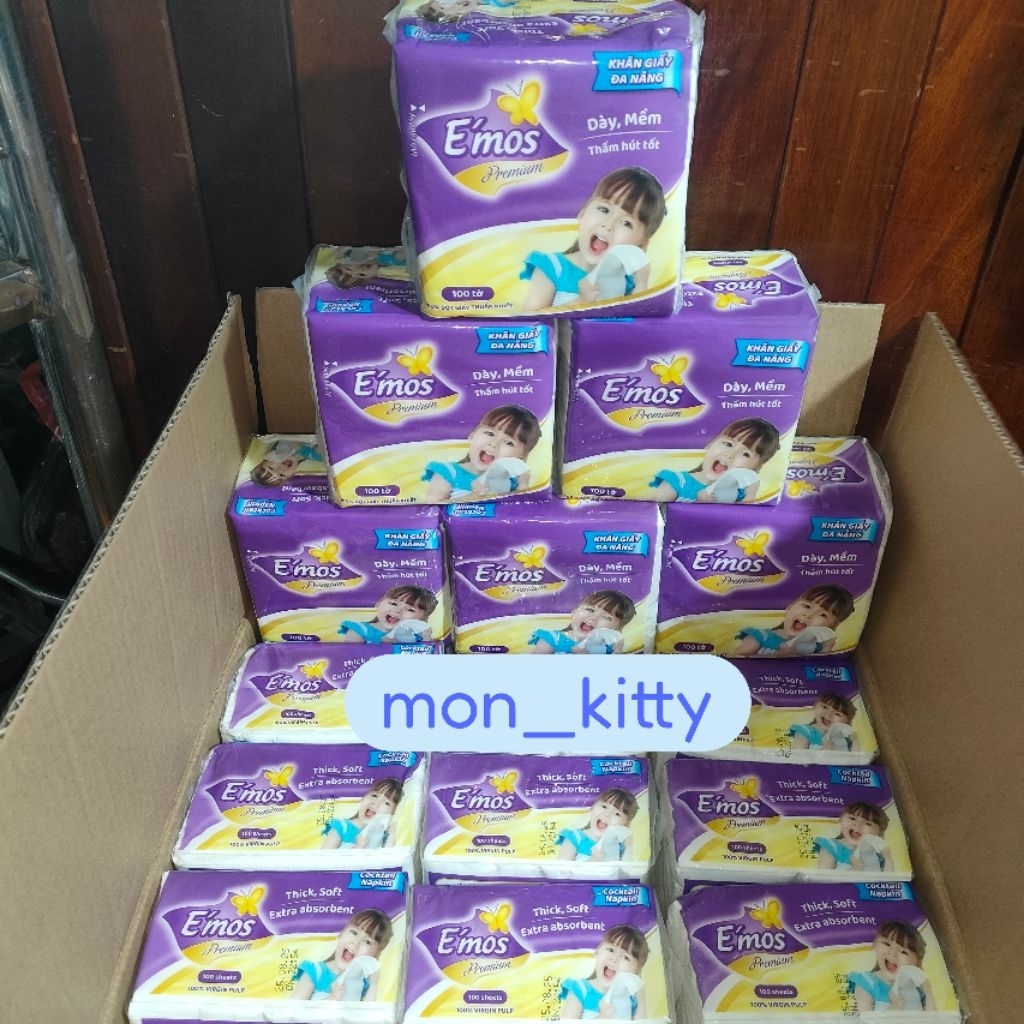 MIỄN SHIP COMBO 30 gói giấy Emos Premium { CHÍNH HÃNG - LOẠI NHỎ }