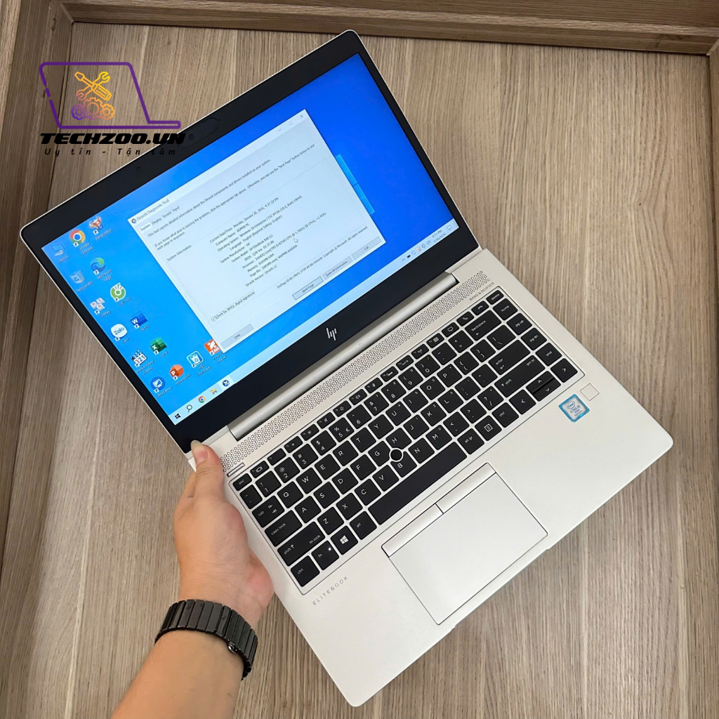 Laptop Elite book 840 G5 I5-7300U/I5-8350U/16GB/512GB/14inch FHD vỏ nhôm sang trọng, led phím máy chuẩn US