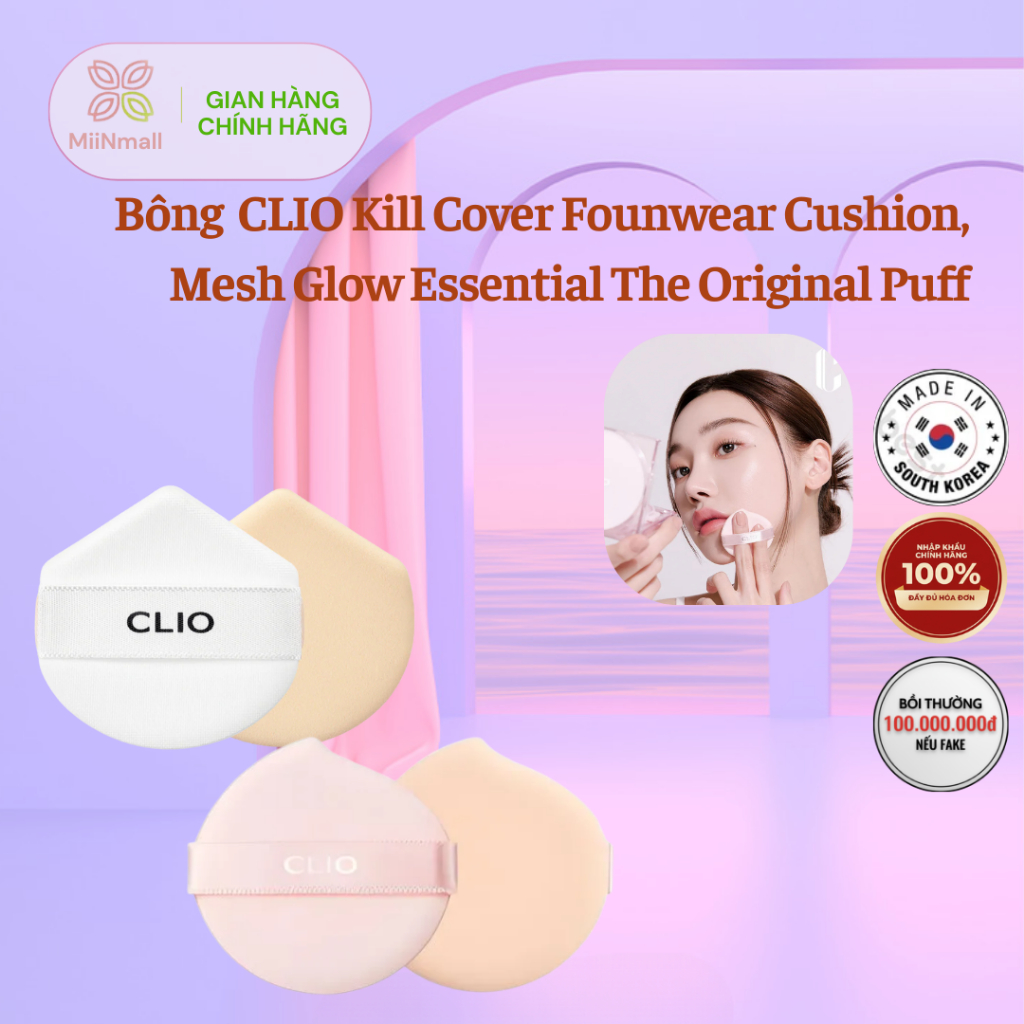 Bông Phấn Cushion CLIO Kill Cover Founwear Cushion The Original Puff