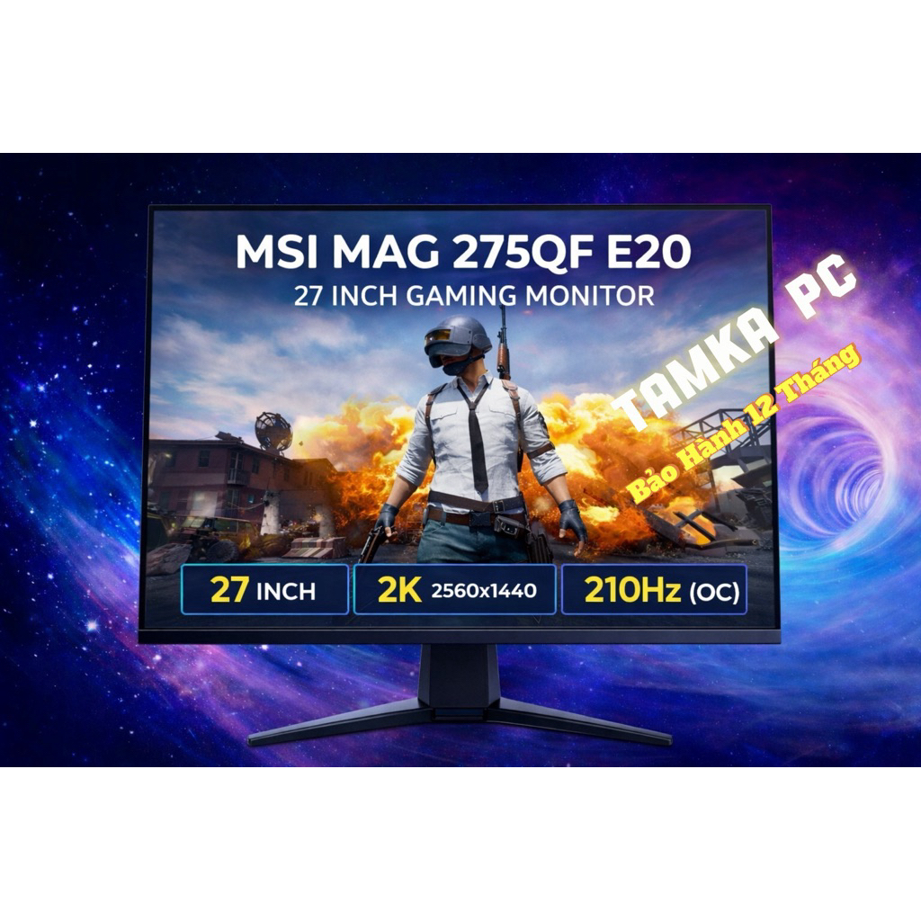 Màn Hình MSI MAG 275QF E20 27 inch - 2K 210Hz ( OC ) HDR400