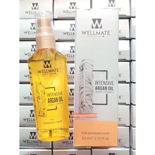 wellmate tinh dầu bóng dưỡng  tóc chai 60ml vỏ hộp mới ạ