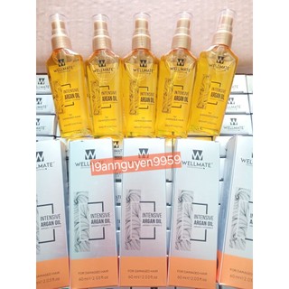wellmate tinh dầu bóng dưỡng  tóc chai 60ml vỏ hộp mới ạ