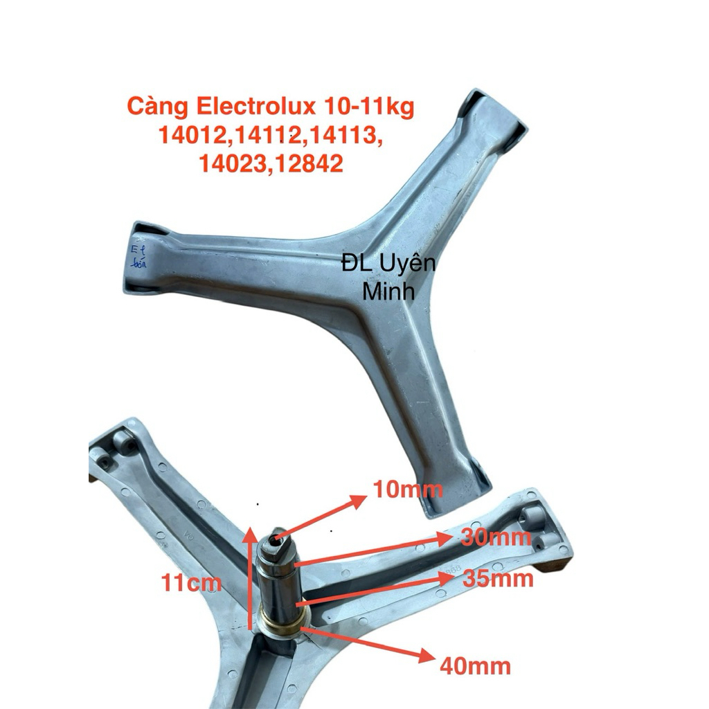 càng máy giặt electrolux 10-11kg :10412, 14112,14113,14023,12842