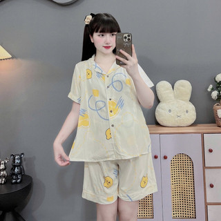 (Đủ size từ 45-100kg) Bộ đồ đùi bầu và sau sinh bigsize chất lanh lụa cực mát