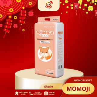 Tã Bỉm Momoji Siêu mỏng mềm mại, chống tràn, an toàn, siêu thấm NB64/S60/M56/L54/XL50/XXL48 cho bé 5 - 30KG