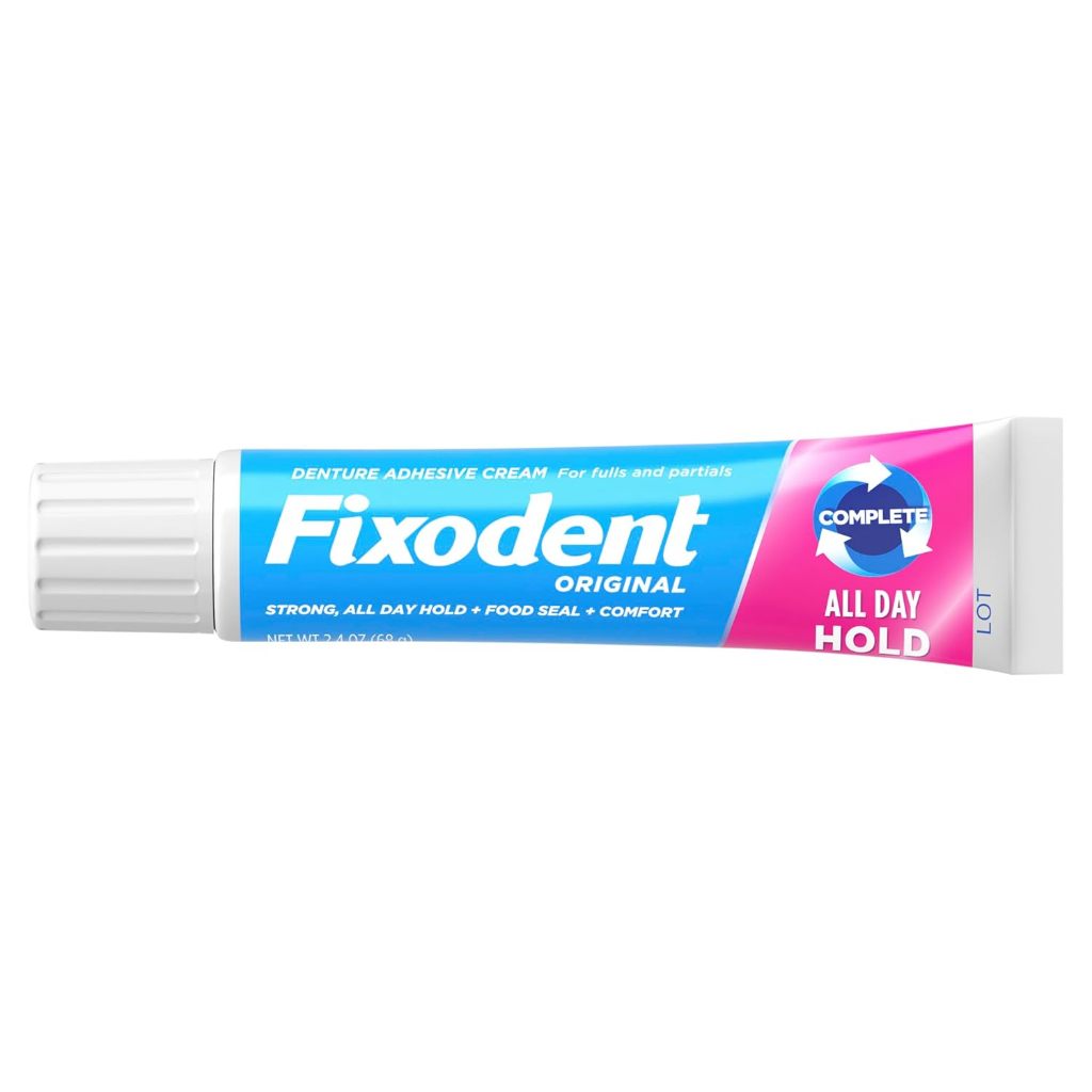 Keo Dán Hàm Răng Giả Hàm Tháo Lắp Fixodent Original 68 gram