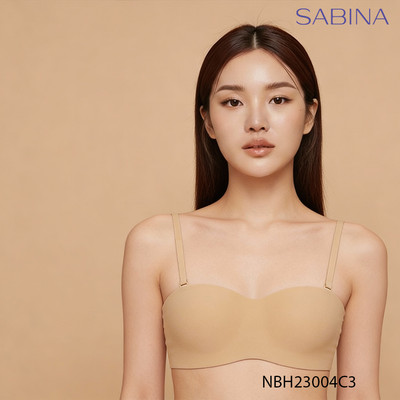 Áo Lót Cúp Ngang Mút Vừa Có Gọng Màu Trơn Doomm Soft Doomm Body Bra By Sabina NBH23004 (Giống SBXH4013)