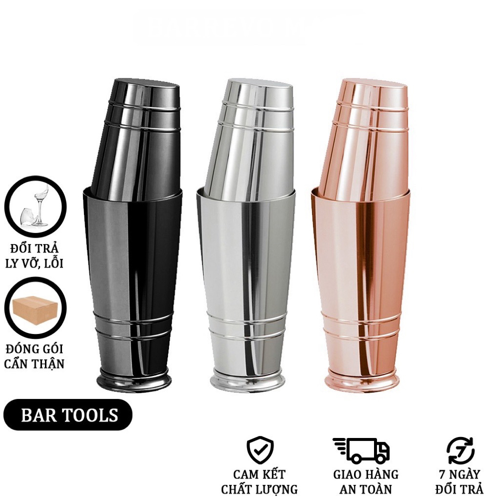 Boston Shaker đế trụ - Dụng cụ bartender