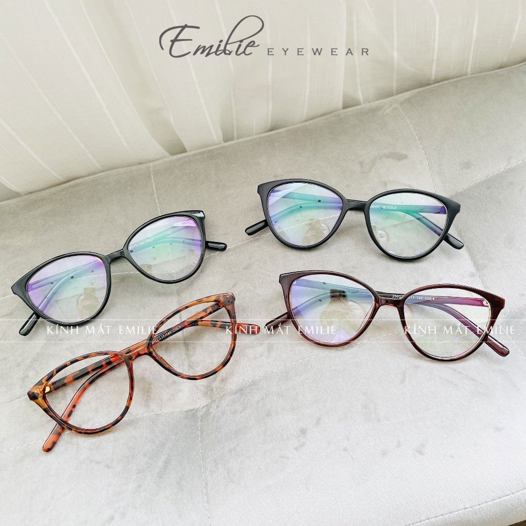 Kính mắt mèo nhựa Emilie eyewear phụ kiện thời trang 2360