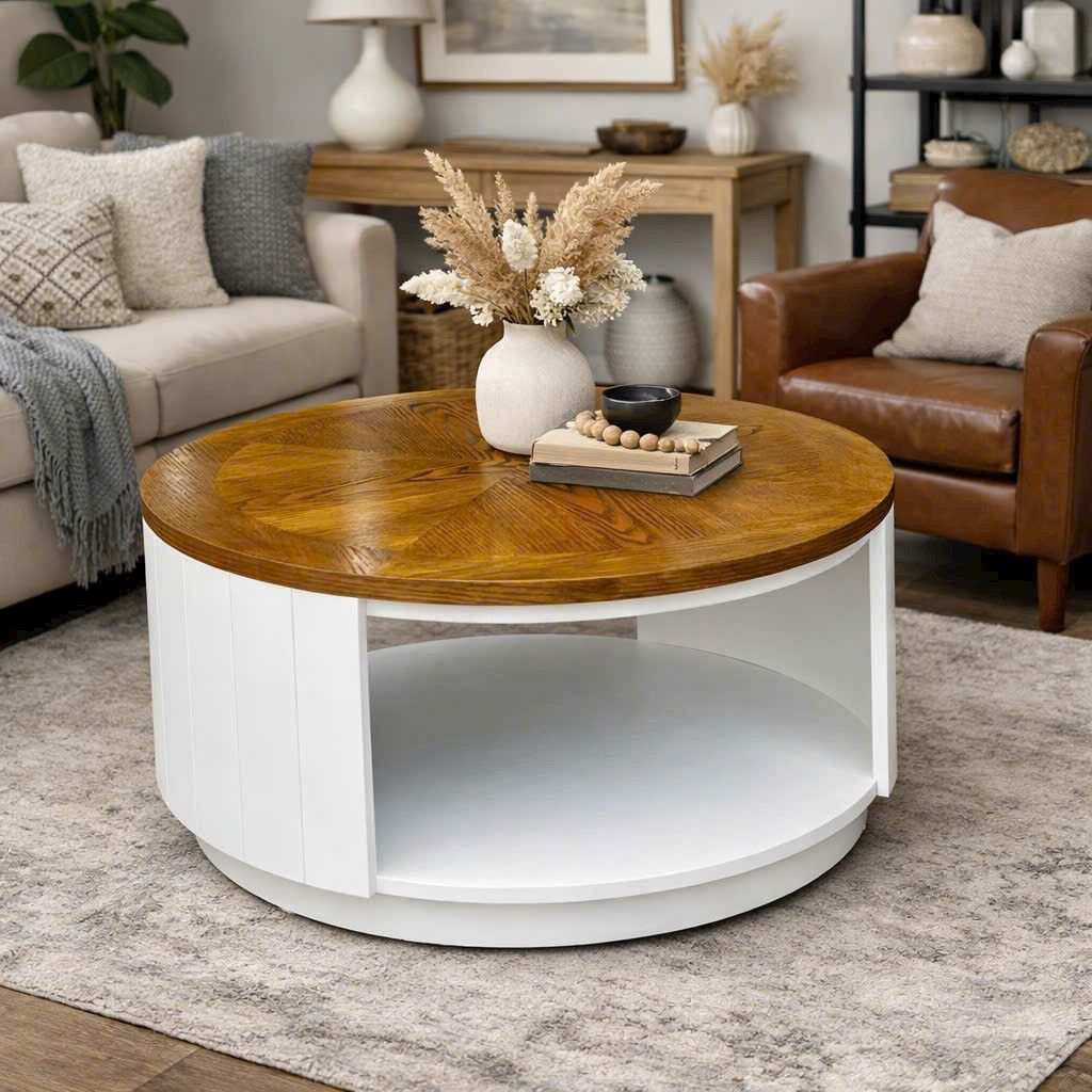 BÀN TRÀ TRÒN FLEXSTEEL – COSTCO