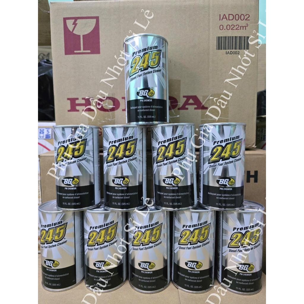 [Chính hãng BG] Dung dịch Làm sạch Hệ Thống Nhiên Liệu, Kim Phun Xe Du Lịch Diesel BG 245 (Đổ vô thù