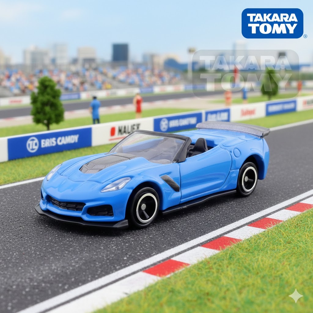 Xe Mô Hình Tomica Asia Original AO-06 Chevrolet Corvette ZR1 Tỷ Lệ 1:64 Chính Hãng