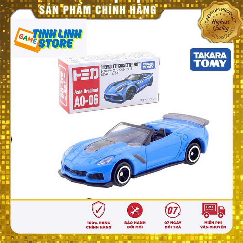 Mô Hình Xe Tomica AO-06 Chevrolet Corvette ZR1 – Hàng Chính Hãng Takara Tomy
