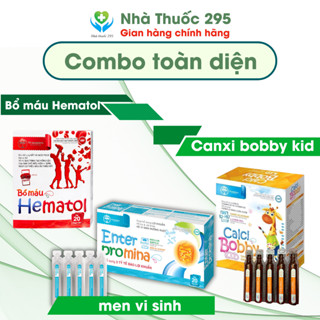 Combo phát triển toàn diện TW Hanopharco, Bộ sản phẩm hỗ trợ tiêu hóa bổ sung vi chất cần thiết cho cơ thể