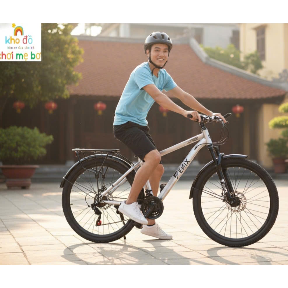 Xe đạp thể thao địa hình LTD BIKE có gác baga - bánh 24/26 In