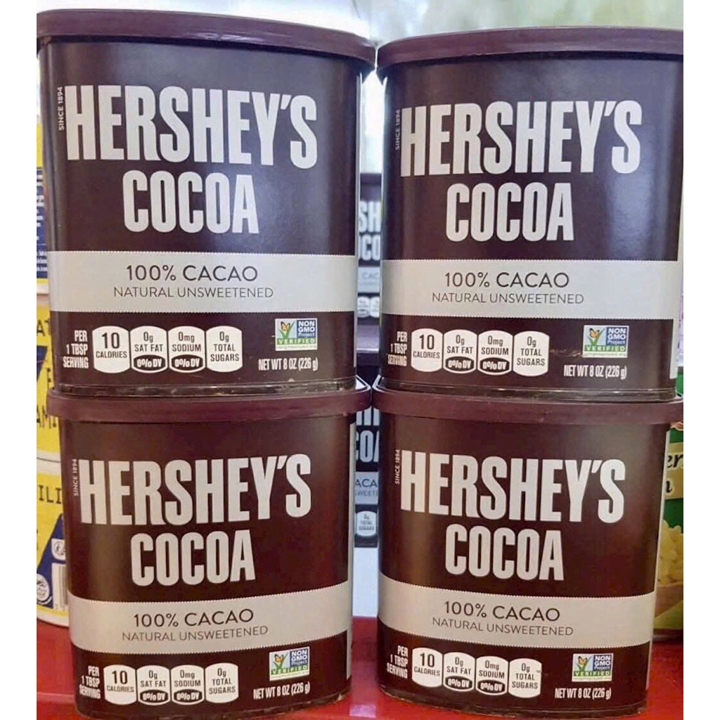 Bột Cacao Hershey’s Cocoa 100% cacao - Hộp 226g