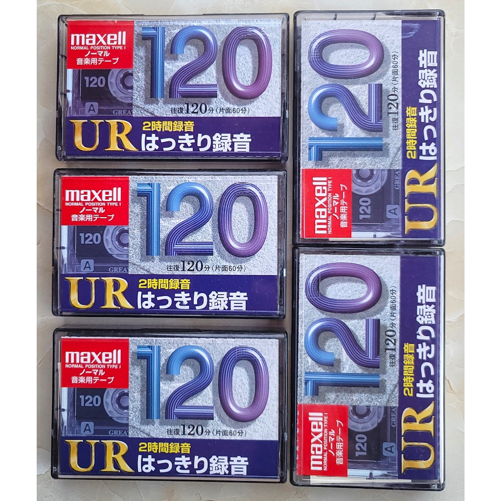 Băng Cassette Maxell UR Đỏ 120'p chất đẹp