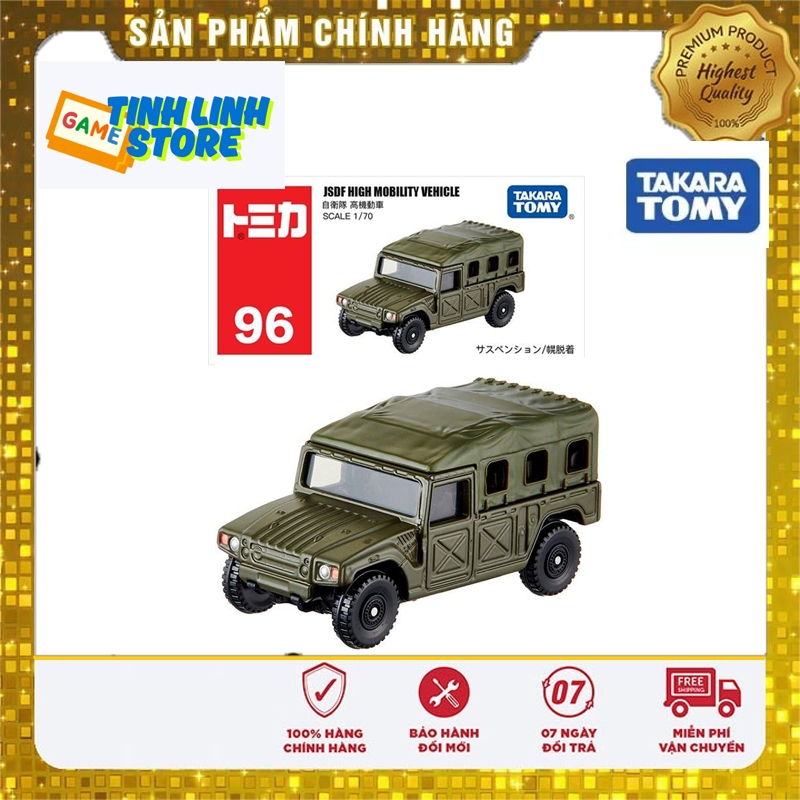 Mô Hình Xe Tomica No.96 JSDF High Mobility Vehicle (Tỷ Lệ 1:64) - Hàng Chính Hãng Takara Tomy