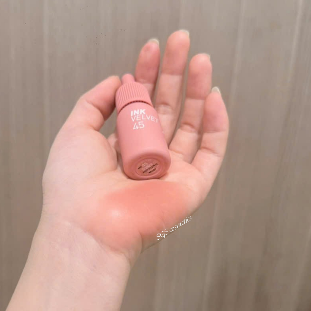 Son Ink 45 Hồng Nude Phù Hợp Làm Nền Môi, Son Base Hồng Nude, Ink 45 Pink beige nude