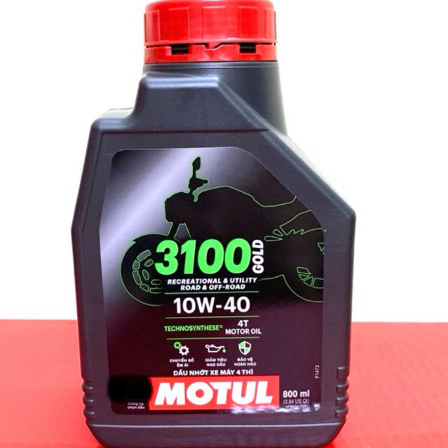 Dầu Nhớt Motul 3100 Gold 4T 10W40 1L / 800ml