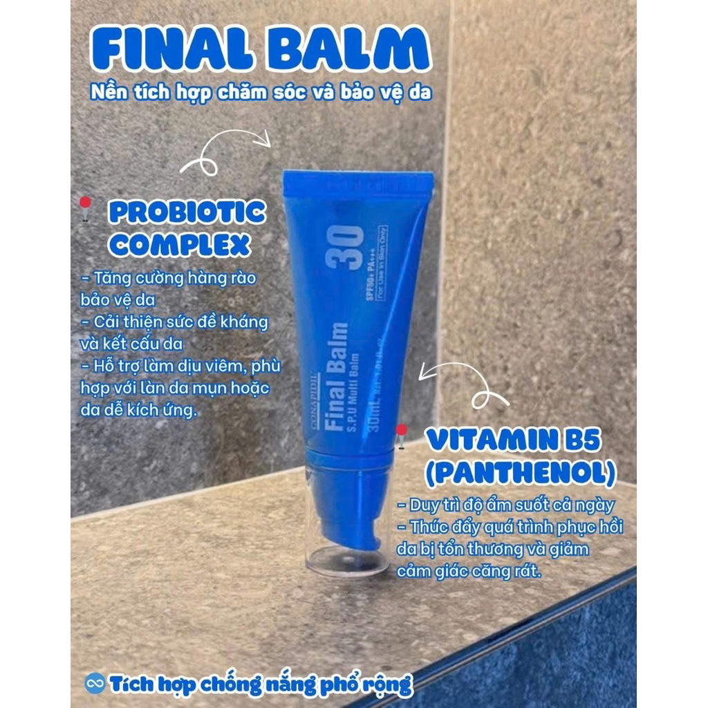 CONAPIDIL FINAL BALM: Kem Đa Năng "Lá Chắn" Bảo Vệ & Phục Hồi Làn Da Khỏe Mạnh