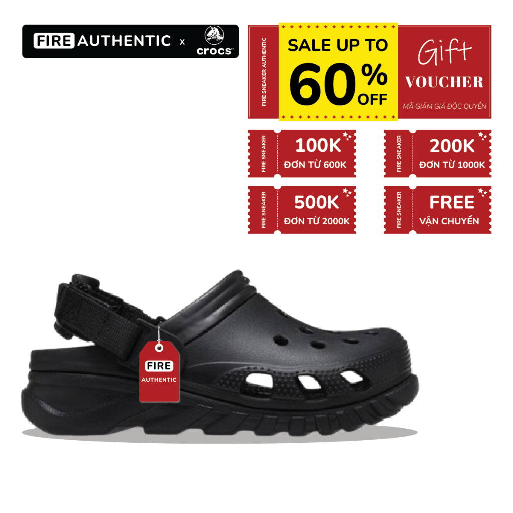 Giày Clog Unisex Duet Max II 'Bone' - Fire Authentics