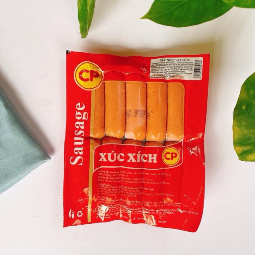 XÚC XÍCH VEALZ CP 10PC 500G-Ăn Vặt Sisimi food
