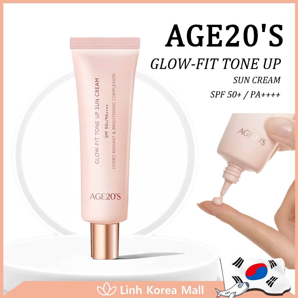 [AGE20s] Kem chống nắng nâng tone AGE20's Glow Fit Tone-Up Sun Cream 50ml
